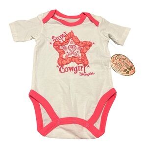 Wrangler Baby Onesie with Red Star Design
